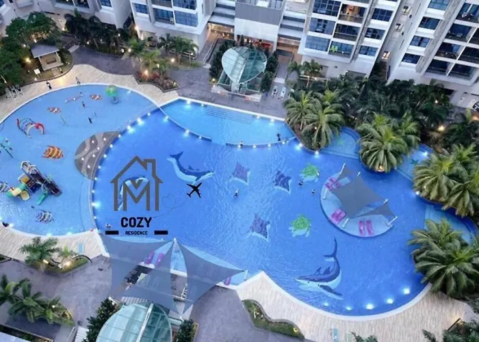 Seaview! Big&Kid Swimming Pool Atlantis Comfy 4-10Pax 5 Mins To Jonker & Town